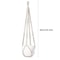 Handmade Macrame Plant Hanger With Cotton Rope Ideal For Balcony And Courtyard Decor 6