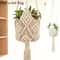 Boho Macrame Plant Hanger Indoor Outdoor Hanging Basket For Succulents 6