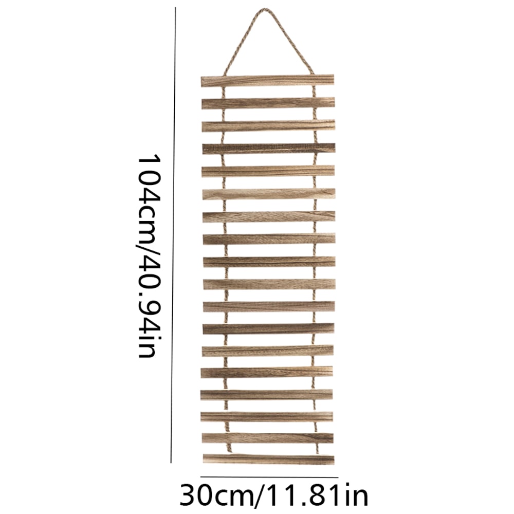 Solid Wood Wall Mounted Flower Rack Stylish Balcony Living Room Potted Plant Shelf For Home Decor 8