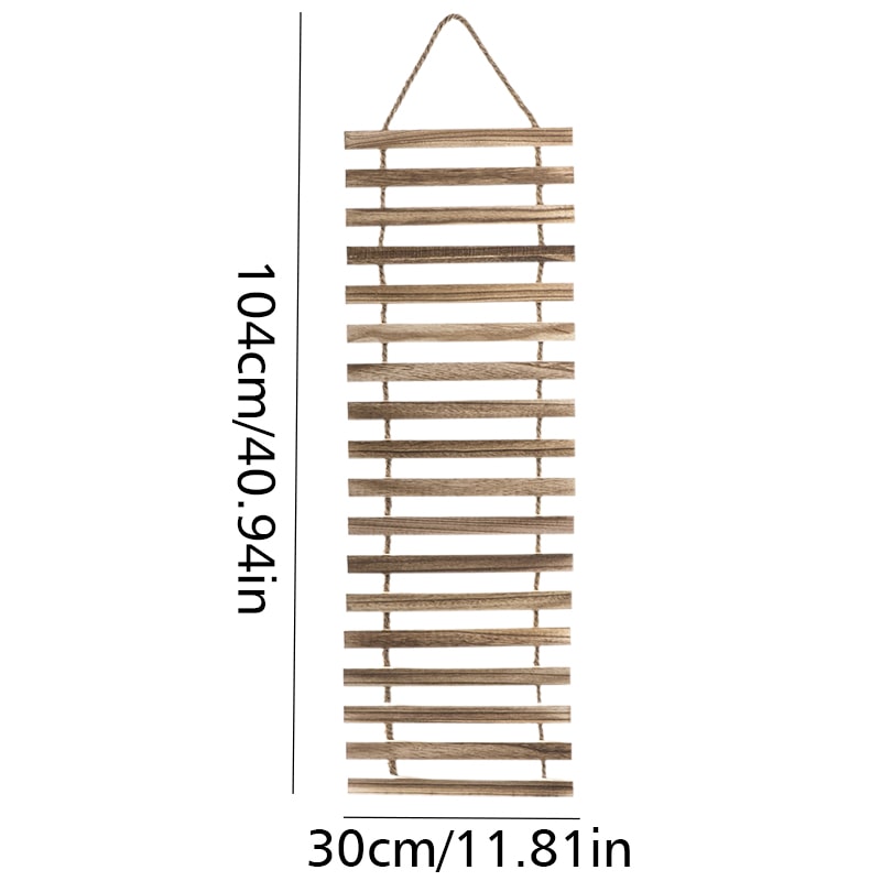 Solid Wood Wall Mounted Flower Rack Stylish Balcony Living Room Potted Plant Shelf For Home Decor 8