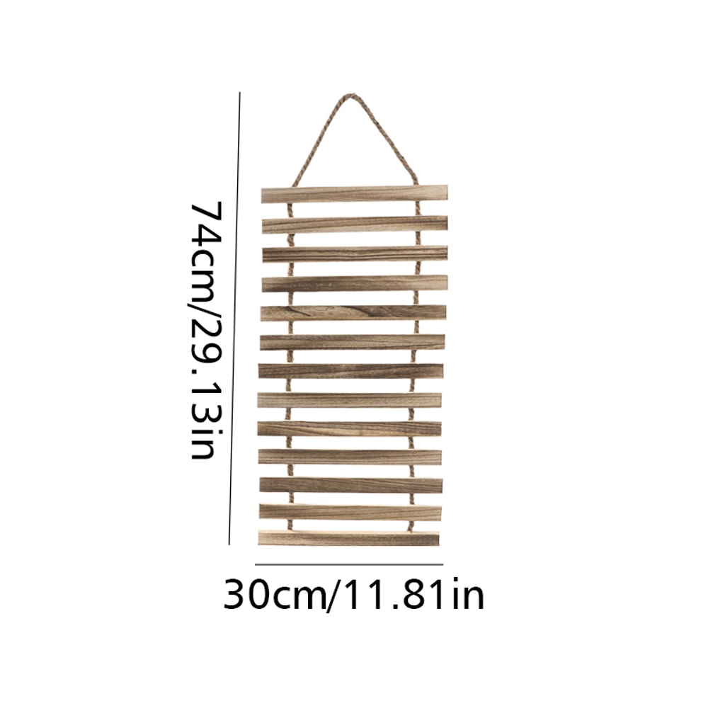 Solid Wood Wall Mounted Flower Rack Stylish Balcony Living Room Potted Plant Shelf For Home Decor 7