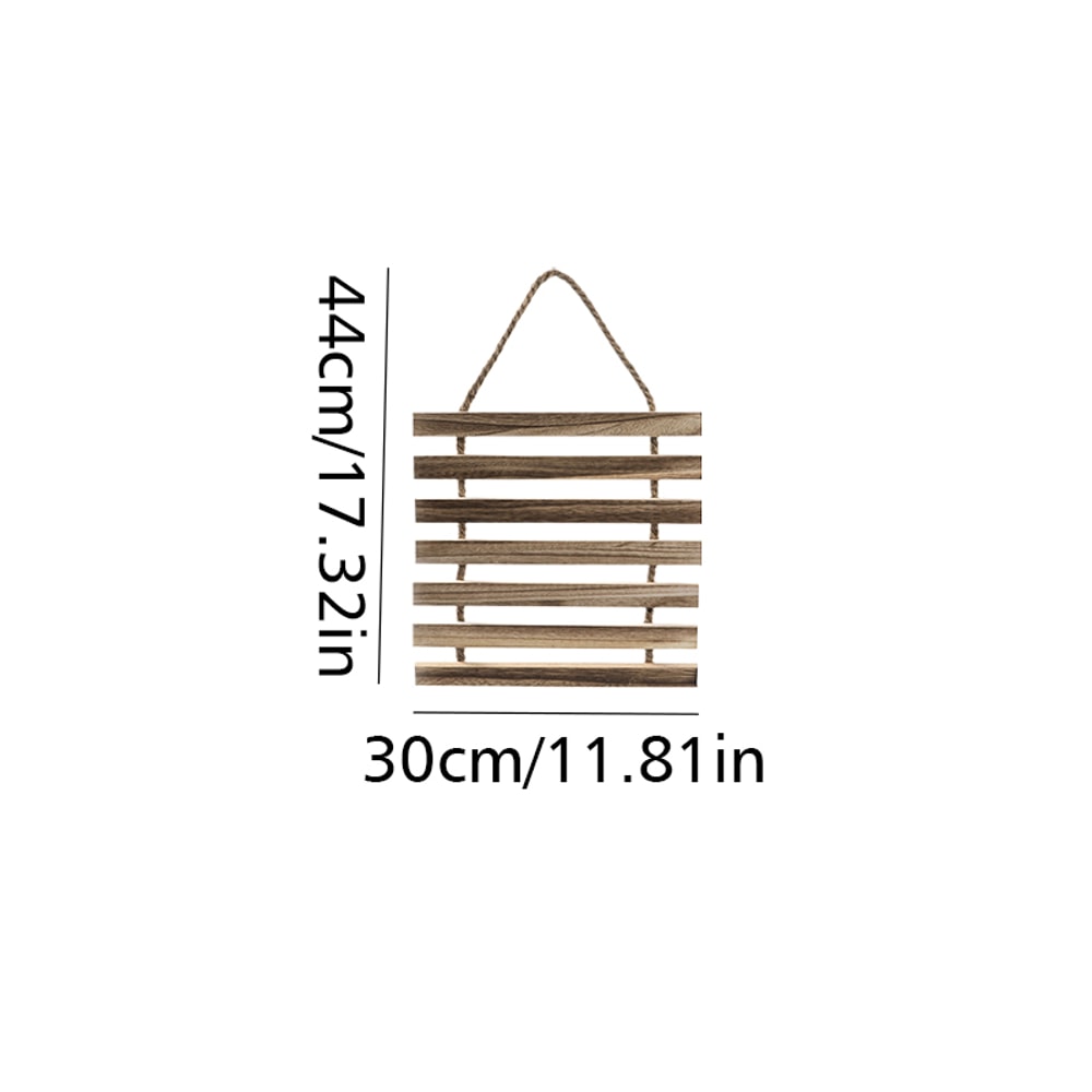 Solid Wood Wall Mounted Flower Rack Stylish Balcony Living Room Potted Plant Shelf For Home Decor 6