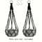 Bohemian Macrame Plant Hanger Black White Hanging Holder For Indoor And Outdoor Garden Decor 5