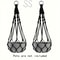 Bohemian Macrame Plant Hanger Black White Hanging Holder For Indoor And Outdoor Garden Decor 5