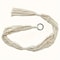 Macrame Double Hanging Planter Basket Stylish Indoor Outdoor Cotton Rope Planter For Home Decor 2