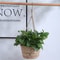 Garden Hanging Macrame Plant Holder Jute Rope Woven Storage Basket For Indoor And Outdoor Flower Po 3