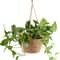 Garden Hanging Macrame Plant Holder Jute Rope Woven Storage Basket For Indoor And Outdoor Flower Po 5