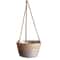Garden Hanging Macrame Plant Holder Jute Rope Woven Storage Basket For Indoor And Outdoor Flower Po 6
