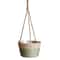 Garden Hanging Macrame Plant Holder Jute Rope Woven Storage Basket For Indoor And Outdoor Flower Po 7