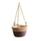 Garden Hanging Macrame Plant Holder Jute Rope Woven Storage Basket For Indoor And Outdoor Flower Po 9