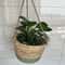 Straw Woven Hanging Flower Pot Eco Friendly Hanging Basket For Indoor Outdoor Plant Decoration 0