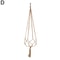 Macrame Hanging Planter Boho Flower Pot Holder for Home, Balcony & Garden Knotted Rope Decor