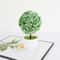 Snow Ball Tree Artificial Bonsai Plant Potted Decorative Ornament For Home Garden Decor Ideal For 4