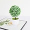 Snow Ball Tree Artificial Bonsai Plant Potted Decorative Ornament For Home Garden Decor Ideal For 4