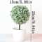 Snow Ball Tree Artificial Bonsai Plant Potted Decorative Ornament For Home Garden Decor Ideal For 5