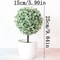 Snow Ball Tree Artificial Bonsai Plant Potted Decorative Ornament For Home Garden Decor Ideal For 5