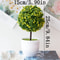 Snow Ball Tree Artificial Bonsai Plant Potted Decorative Ornament For Home Garden Decor Ideal For 9