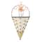 Wicker Rattan Wall Hanging Planter Conical Shaped Flower Pot For Garden And Home Decor 4