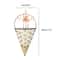 Wicker Rattan Wall Hanging Planter Conical Shaped Flower Pot For Garden And Home Decor 3