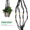 Handmade Macrame Hanging Planter Basket Boho Indoor Outdoor Flower Pot Holder 3