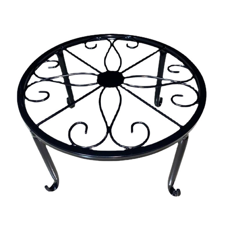 Tall Cast Iron Plant Stand Heavy Duty Vintage Flower Pot Holder For Indoor Outdoor Use 3