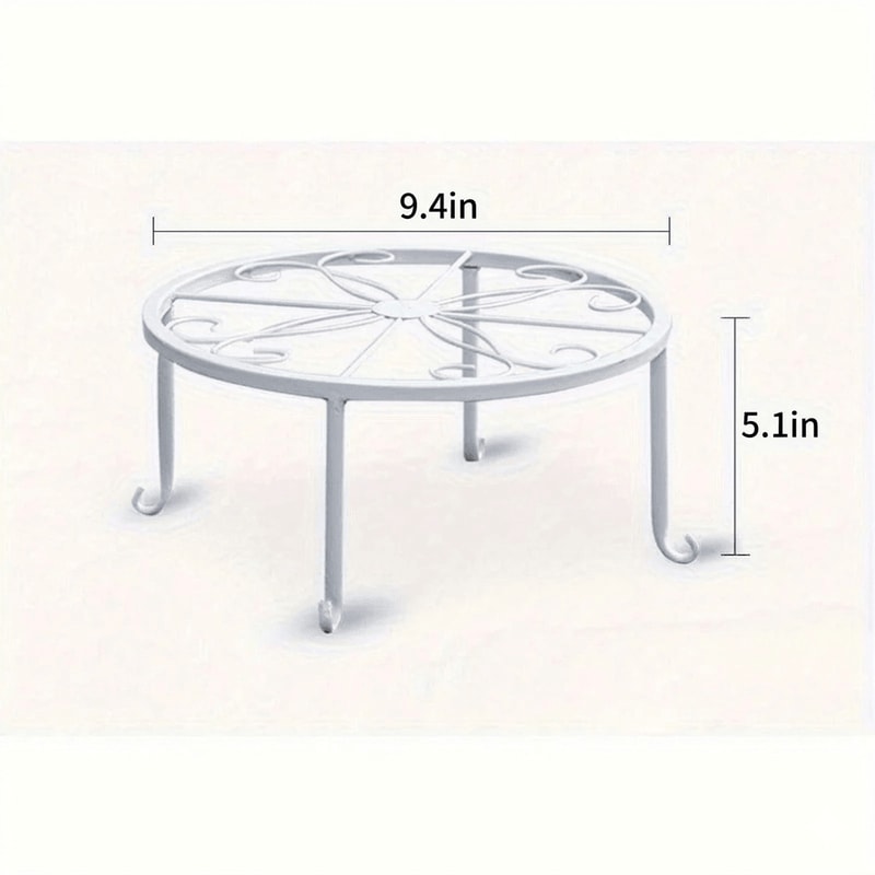 Tall Cast Iron Plant Stand Heavy Duty Vintage Flower Pot Holder For Indoor Outdoor Use 1