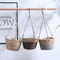 Braided Jute Rope Plant Storage Basket Indoor Outdoor Hanging Flower Pot Stand 3