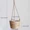 Braided Jute Rope Plant Storage Basket Indoor Outdoor Hanging Flower Pot Stand 5