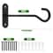 Heavy Duty Metal Plant Hooks For Hanging Baskets Bird Feeders Lanterns Wind Chimes Wall Mounted Out 5