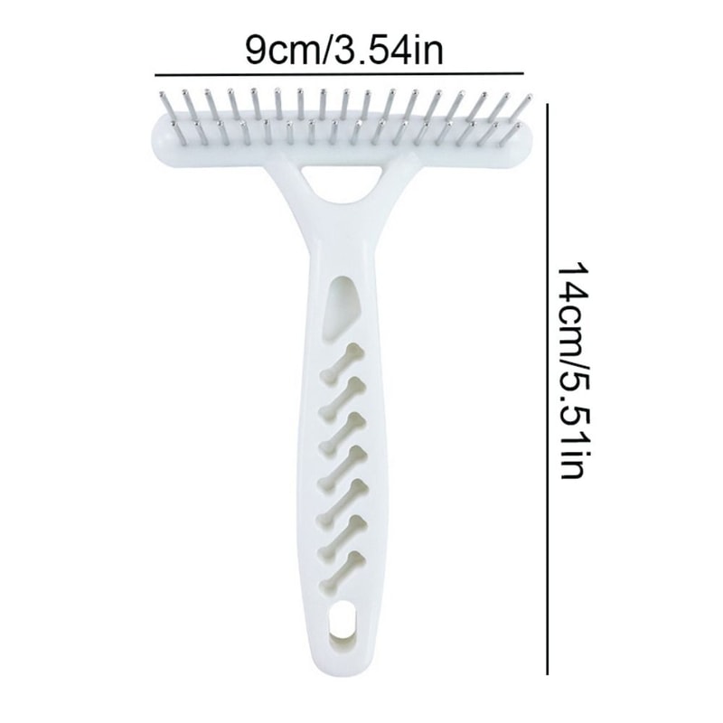 Pet Grooming Brush for Long Hair Anti Static Undercoat Rake Comb Tool