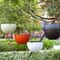 Hanging Basket Planter Premium Round Plastic Garden Pot With Drainer Chain For Hanging Flowers 2