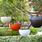 Hanging Basket Planter Premium Round Plastic Garden Pot With Drainer Chain For Hanging Flowers 2