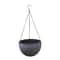 Hanging Basket Planter Premium Round Plastic Garden Pot With Drainer Chain For Hanging Flowers 5