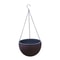 Hanging Basket Planter Premium Round Plastic Garden Pot With Drainer Chain For Hanging Flowers 6