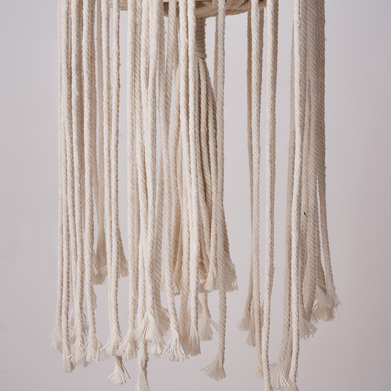 Bohemian Woven Tapestry Flower Basket Handwoven Hanging Plant Pot For Wall Decor Macrame Flowerpot 3