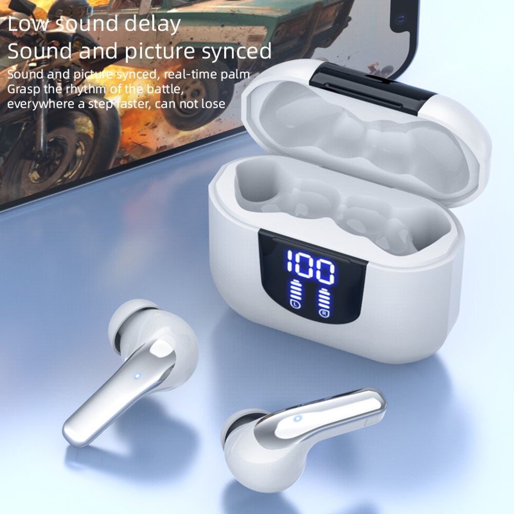 Wireless Earphones With Heavy Bass Noise Reduction And Ultra Long Battery Life For Calls And Gaming 4