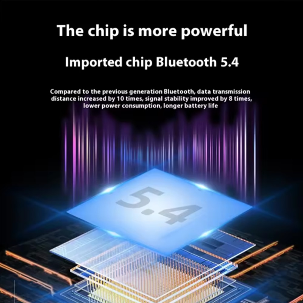 Ergonomic Wireless Headphones True Wireless Freedom with HIFI Sound & Ultimate Comfort