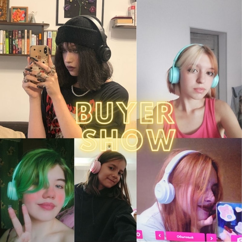 Wireless Bluetooth Gaming Headset with Mic - Macaron Headphones for Mobile & Tablet