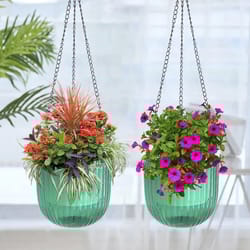 premium self absorbing hydroponic flower pot thickened hanging planter for indoor gardening & lazy cultivation