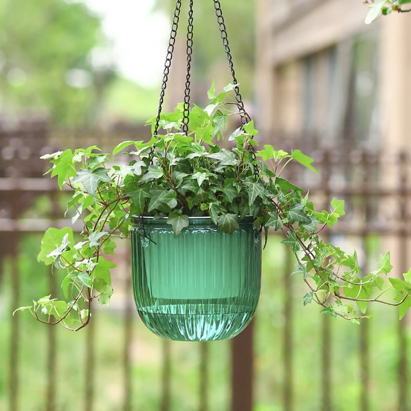 Premium Self Absorbing Hydroponic Flower Pot Thickened Hanging Planter For Indoor Gardening Lazy C 2