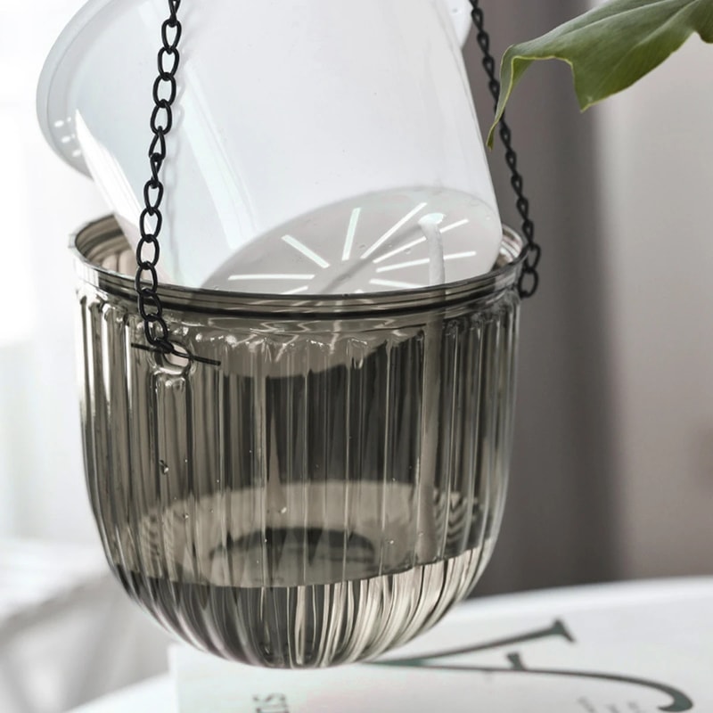 Premium Self Absorbing Hydroponic Flower Pot Thickened Hanging Planter For Indoor Gardening Lazy C 4