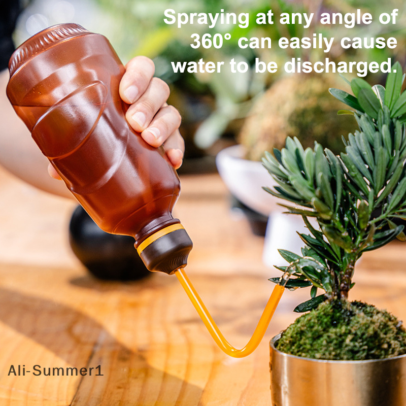 Compact Plastic Watering Can For Indoor Seedlings And Bonsai Plants Perfect For Houseplant Care 3