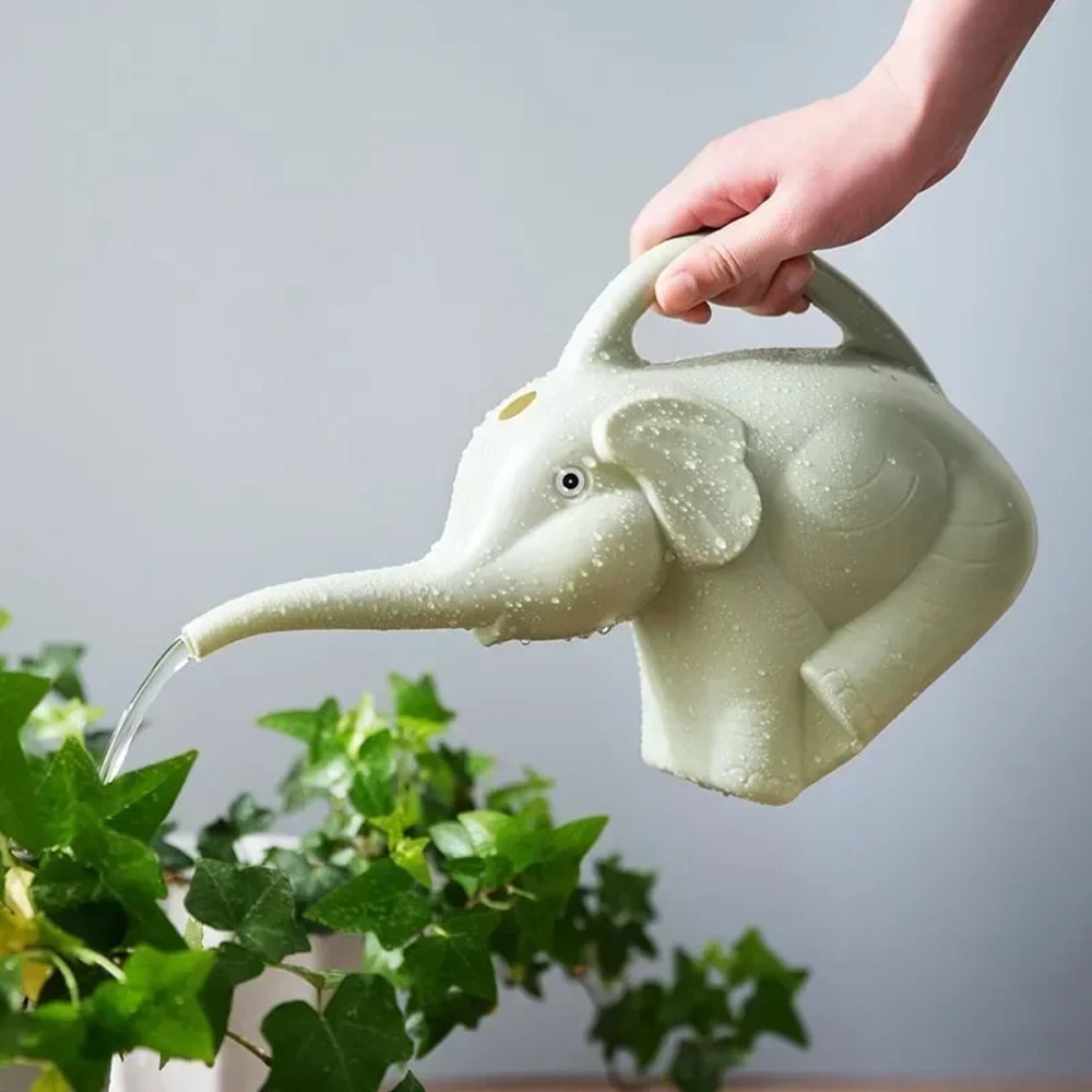 ElephantShaped Cute Watering Can Small Household Gardening Tool 0