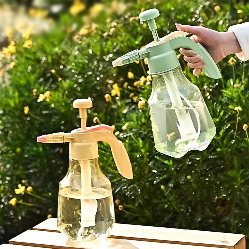 Plastic Watering Can Air Pressure Spray Bottle Garden Tools & Supplies