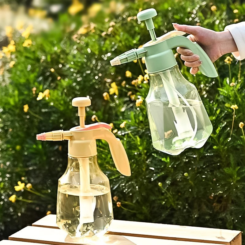 Plastic Watering Can Air Pressure Spray Bottle Garden Tools & Supplies
