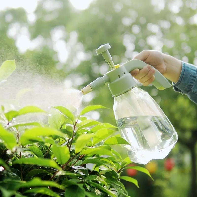 Plastic Watering Can Air Pressure Spray Bottle Garden Tools & Supplies