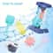 Beach Toy Set for Kids Sand Wheel Bucket Shovel Rake Sailboat & More for Fun Summer Outdoor Play