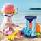 Beach Toy Set for Kids Sand Wheel Bucket Shovel Rake Sailboat & More for Fun Summer Outdoor Play