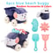 Beach Toy Set for Kids Sand Wheel Bucket Shovel Rake Sailboat & More for Fun Summer Outdoor Play