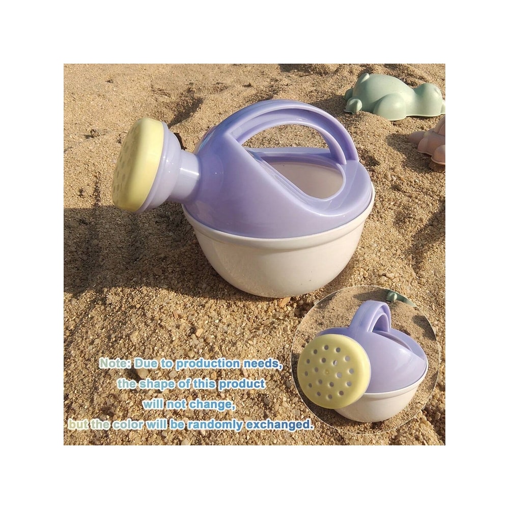Kids Foldable Beach Bucket Set Soft Silicone With Shovels Rakes Molds Portable And Ideal For Beach 1